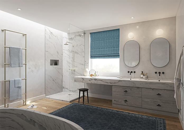 Tiverton, Verdigris - Roman Blind - Image 6